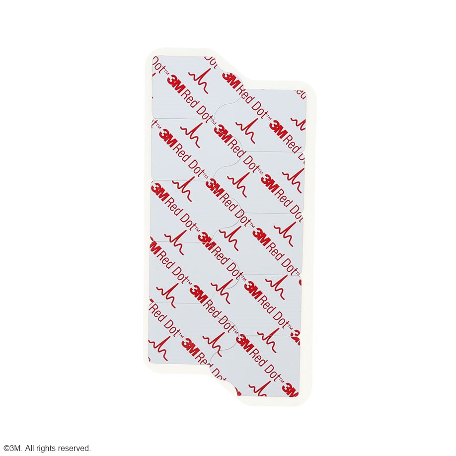 3M Red Dot EKG-Elektroden 2,2 x 3,2 cm für Ruhe- und Diagnostik-EKG (100 Stck.)