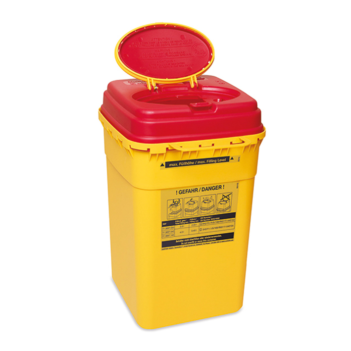 Kanülenabwurfbehälter 4,0 Ltr. Multi-Safe euroMatic 4000