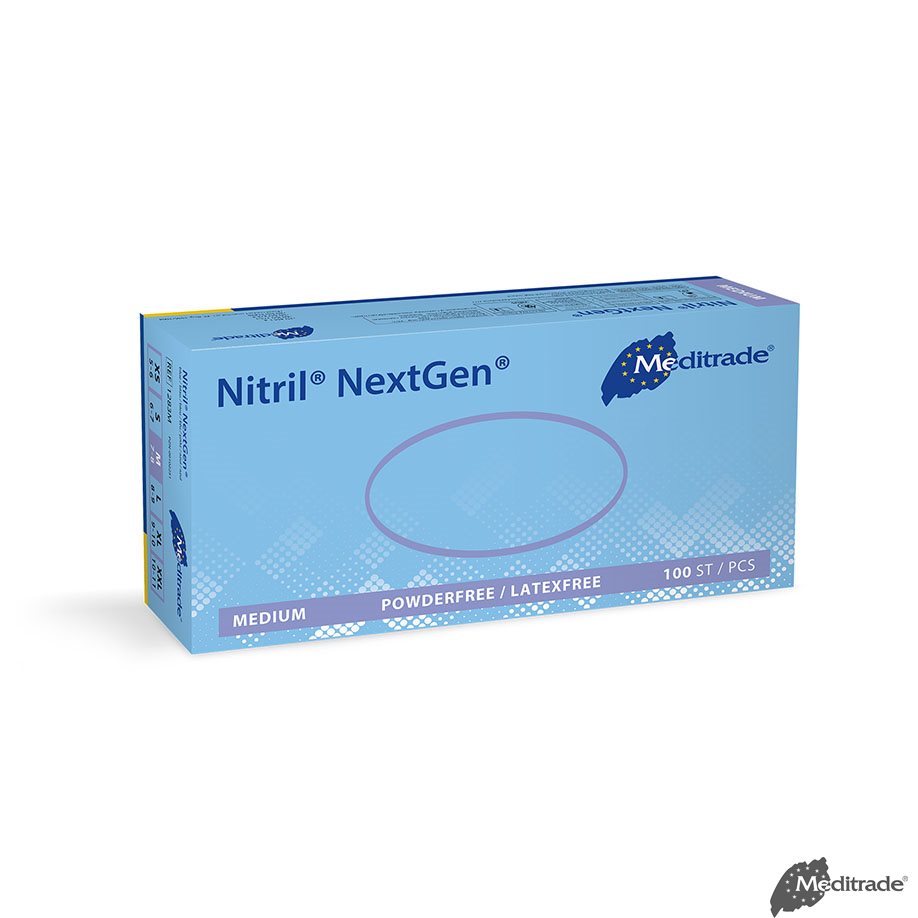 Nitril NextGen U.-Handschuhe PF, latexfrei, unsteril, Gr. M (100 Stck.)