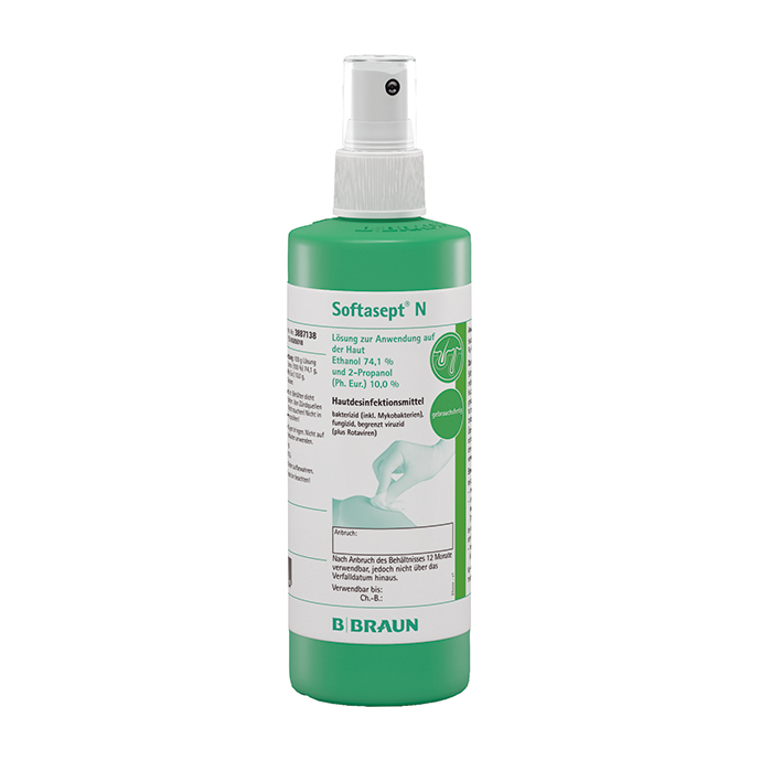 Softasept N 250 ml Sprühflasche Hautdesinfektion
