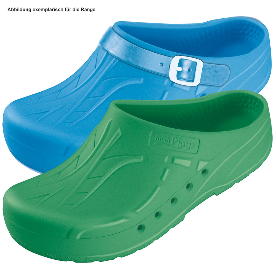mediPlogs OP-Schuhe ohne Fersenriemen blau, Gr. 38